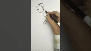 How to draw a cartoon character running