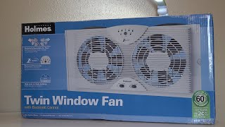 Holmes Twin Window Fan Unboxing and Setup!!