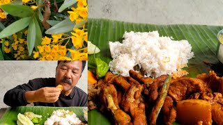 MUKBANG/Pan ga sagolhawai thongba/Oksa/Bora/Ngamu ametpa/Kalen thabi/Village style.