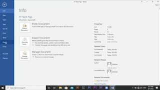 How to convert a Word document to PDF 2020