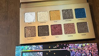 forever 52 opal the gemstone collection eyeshadow pallet swatch and review