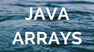 Java arrays (manohar academy)