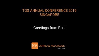 Greetings  from Peru - Conferencia Global en Singapore - 2019