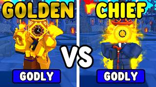 GOLDEN FUTURE VS CHIEF CLOCKMAN (Toilet Tower Defense)