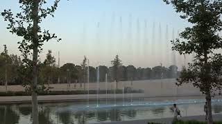 The fountains at Stavros Niarchos Foundation Cultural Centre