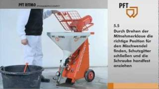 #6 PFT Mischpumpe RITMO powercoat - Zusammenbau