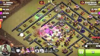 Copy of clash of clans - level 3 witches three  star TH 10