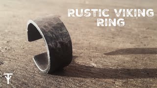 Making a rustic Viking ring