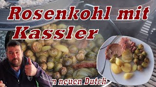 Rosenkohl mit Kassler im neuen Dutch Oven