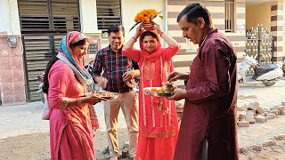 🌺देखिये नए घर में गृह प्रवेश की पूजा🌺 इस खास दिन भी पुरे परिवार के बिना🌺 ही किया सब कुछ 🌺