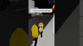 THIS BANANA CHASED ME! #trending #brookhaven #roblox #funny