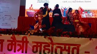 pahilo number ma par नेपालियों ने किया जमकर डांस | indo nepal maitri mahotsav |Siddharth University