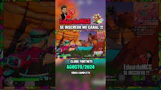 CLUBE FORTNITE 08/2024. #fortnite #clube #fortnite #clubefortnite #Crew #2024 #Agosto #Operadora