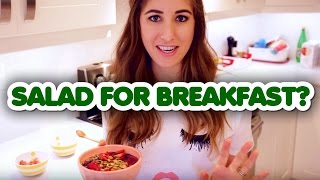 Salad For Breakfast? Tasty, Healthy Smoothie Bowl Recipe! (Melissa Maker)