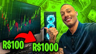 Como Transformei R$100 em R$1000 com Opções Binárias na Corretora Quotex?