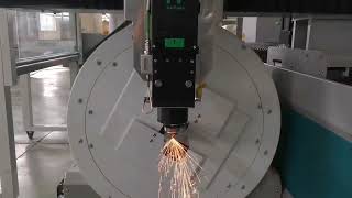 laser plate and tube integrated machine 3015DHT Cut square pipe