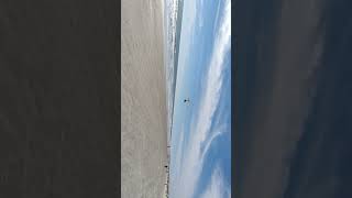 Beach Ultralight Fly Over