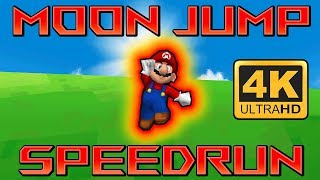 [TAS] Super Mario 64 DS Moon Jump Speedrun in 5:57.22 | 4K