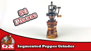 Turning a pepper grinder