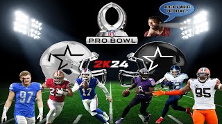 Rashard Mendenhall's All-Black vs. All-White Race Bowl on NFL 2K5 | NFL 2K24 | 2024 Pro Bowl | 4K