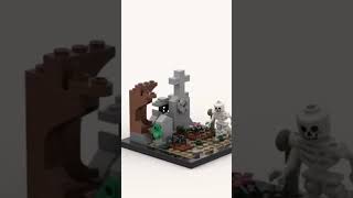 Lego grave diorama