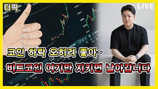 코인 하락 오히려 좋아~ 비트코인 여기만 지키면 날아갑니다 [비트코인 알트코인 분석]