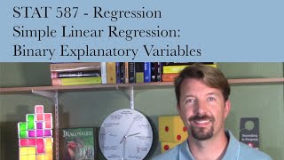 Simple Linear Regression with a Binary Explanatory Variable