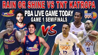 TNT KATROPA vs RAIN OR SHINE! Game 1 Semifinals - PBA Live Full Game Today - 2k24