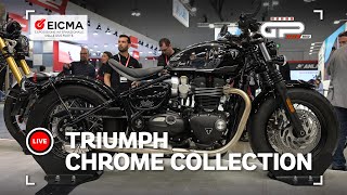 LIVE da EICMA: Triumph Chrome Collection, ecco le edizioni limitate 2023