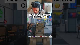 I GOT CAUGHT HACKING ON STREAM 😔 #callofdutymw3