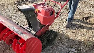 Troy-Built Tracked Snow Blower