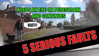 Learner Driver Fails Mock Test - 5 SERIOUS FAULTS - Isleworth Driving Test Route 2019