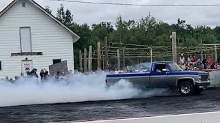 LS SWAPPED Squarebody Beating Rev Limiter! Third Gear Burnouts!