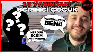 VURAL ÜZÜL | 13 YAŞINDAKİ SCRİMCİ ÇOCUKLA VS ATIYOR ( ZORLUYOR !! ) | Nonoflix