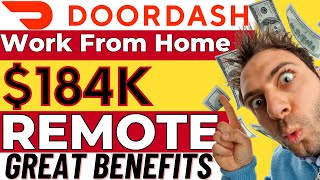 Doordash - $184K - Earn Money Online - REMOTE JOB - Work From Home - Job Opening