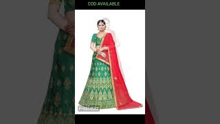 Beautiful Embroidered Silk Blend Lehenga Choli