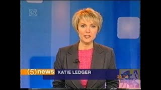 Channel 5 -  5 News Katie Ledger , TV Adverts Commercials - 2001