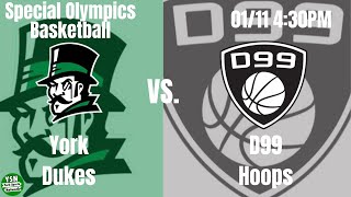 York Dukes vs. D99 |  Special Olympics Basketball