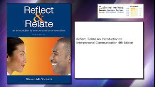 Reflect & Relate: An Introduction to Interpersonal Communication