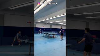 Guy invents new table tennis shot 👀 #shorts #tabletennis