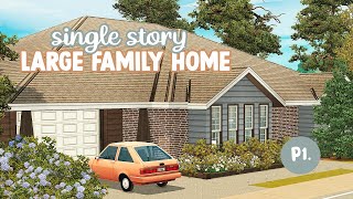 SPEED BUILD // The Sims 3 -  Single-Story Family Home P1