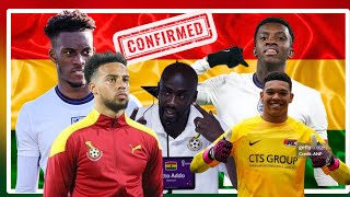 NATIONALITY SWITCH 🇬🇭 EDDIE NKETIA CALLUM HUDSON-ODOI, JOJO WOLLACOTT  ATI-ZIGI NAMED GOALKEEPERS