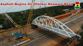 Incredible!.. Asphalting On Ghana's $342m Ofankor Nsawam Road Expansion Project progressing Steadily