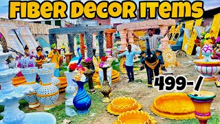 Fiber decoration items manufacturer in delhi | Fiber के शादी के Decoration, | Factory 🏭 Se Kharide