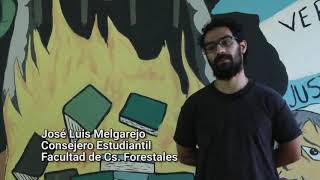 José Luis Melgarejo, Consejero Estudiantil - FCF