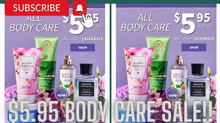 $5.95 BODY CARE SALE! WHAT TO BUY AND WHATS  NEW AT BATH&BODYWORKS  AFFORDABLE SPRING FRAGRANCES