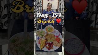 Day-171 My Healthy Brunch routine😋 #aruvameesaikoduvaparva #vijayalakshmitulasi #weightloss #tasty