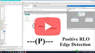 Logic element ---(P)--- Positive RLO Edge Detection in Siemens PLC Programming STEP7 SIMATIC Manager