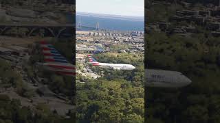 Best Landing American Boeing 747 At San Fransisco Airportr MFS2020 #shortsviral