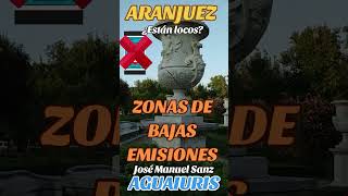 🌍🌼🤦🏻¡PRETENDEN CREAR UNA ZONA DE BAJAS EMISIONES EN ARANJUEZ, CIUDAD REPLETA DE ARBOLES!🤦🏻🌼🌎